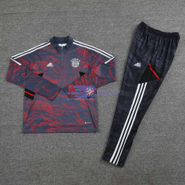 Sudadera De Entrenamiento Bayern Múnich Gris/Rojo 2022/2023 