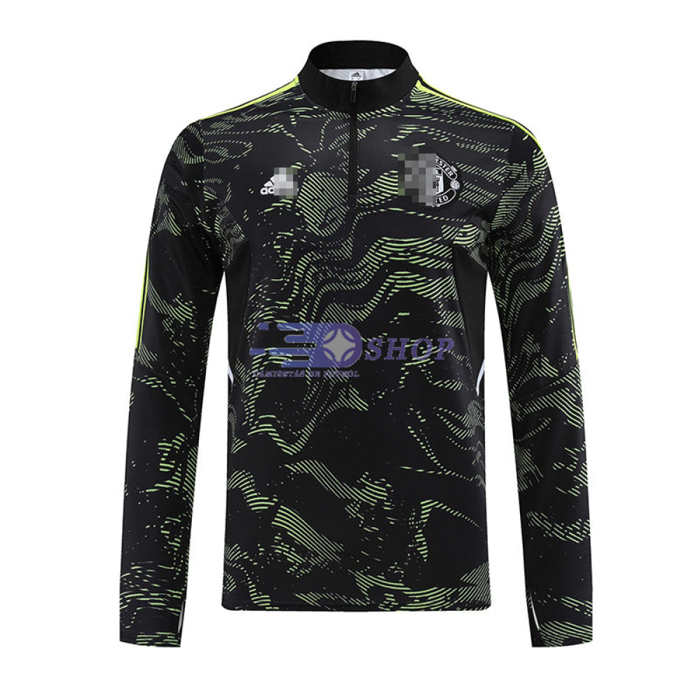 Sudadera De Entrenamiento Manchester United Negro/Amarillo 2022/2023