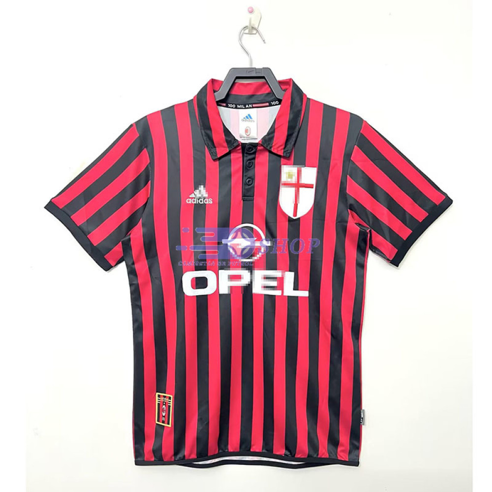 Camiseta AC Milan 99/00 1ª Equipación Retro