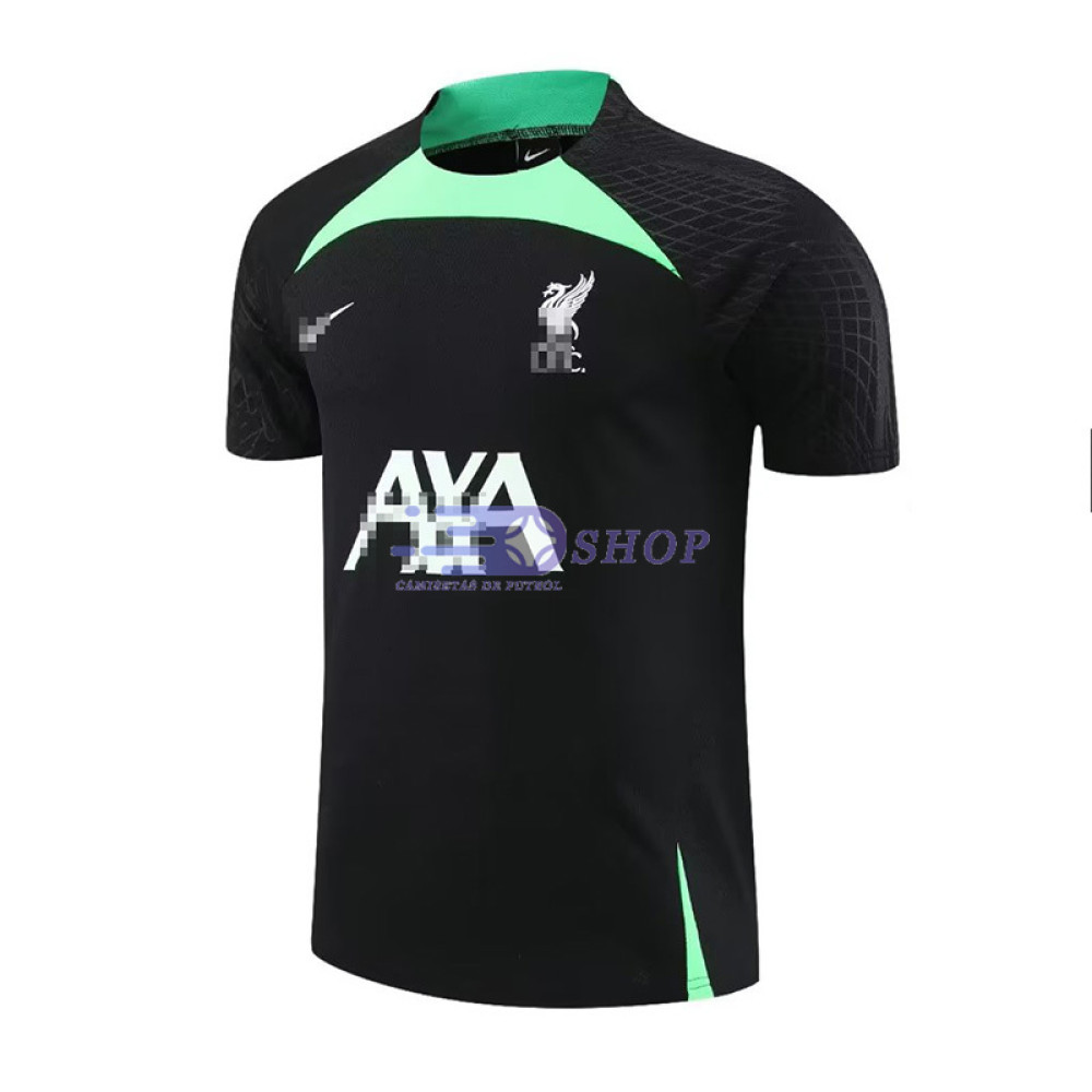 Camiseta de Entrenamiento Liverpool Negro 2023/2024
