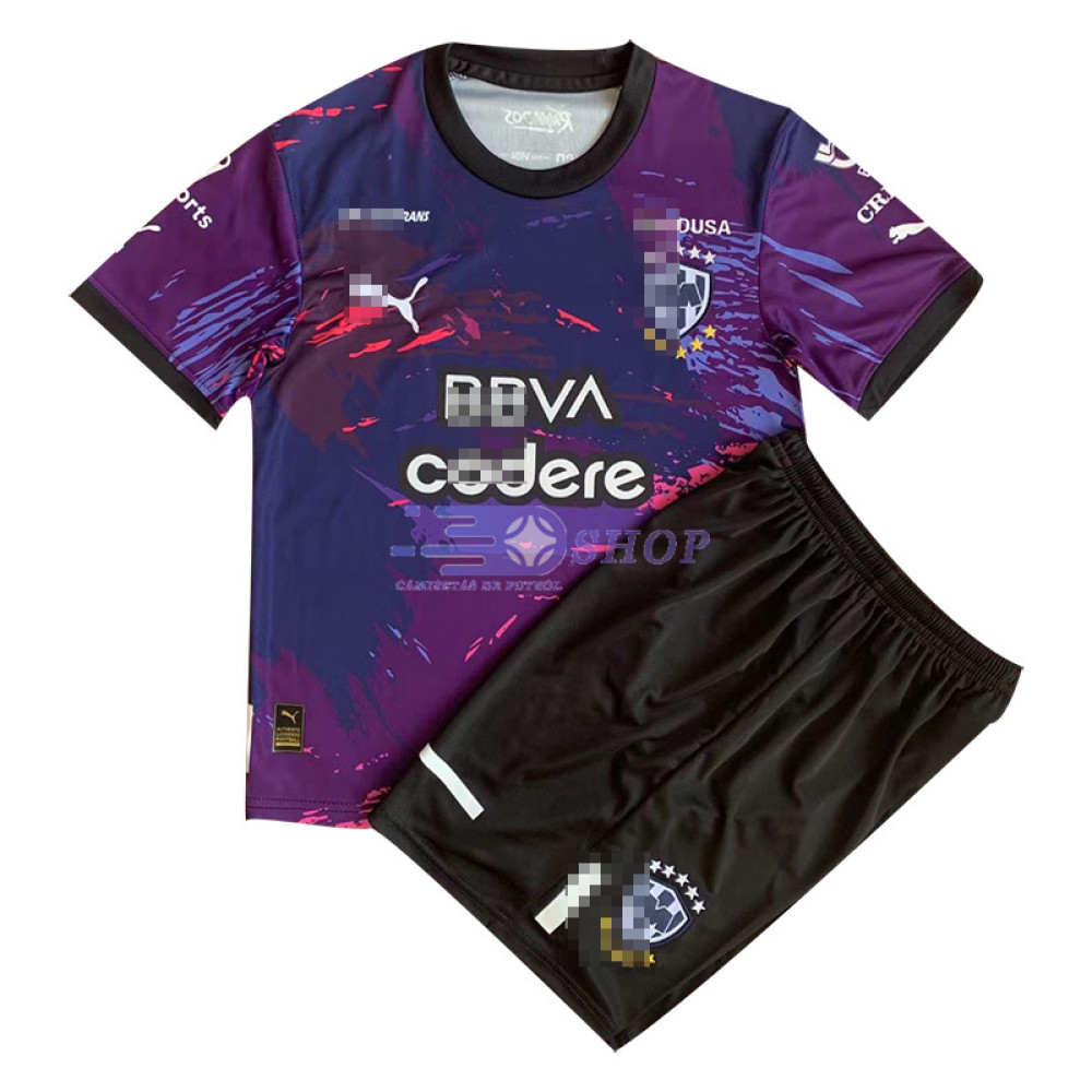Camiseta Monterrey 2022/2023 3ª Equipación Niño Kit