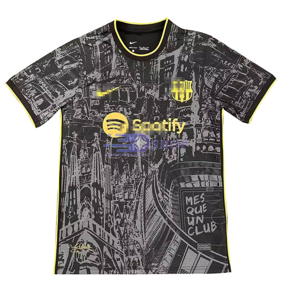Camiseta Barcelona 2023/2024 Especial Edición Negro/Amarillo
