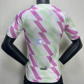 Camiseta Manchester City 2023/2024 Blanco/Morado/Verde Pre-Match (EDICIÓN JUGADOR) 