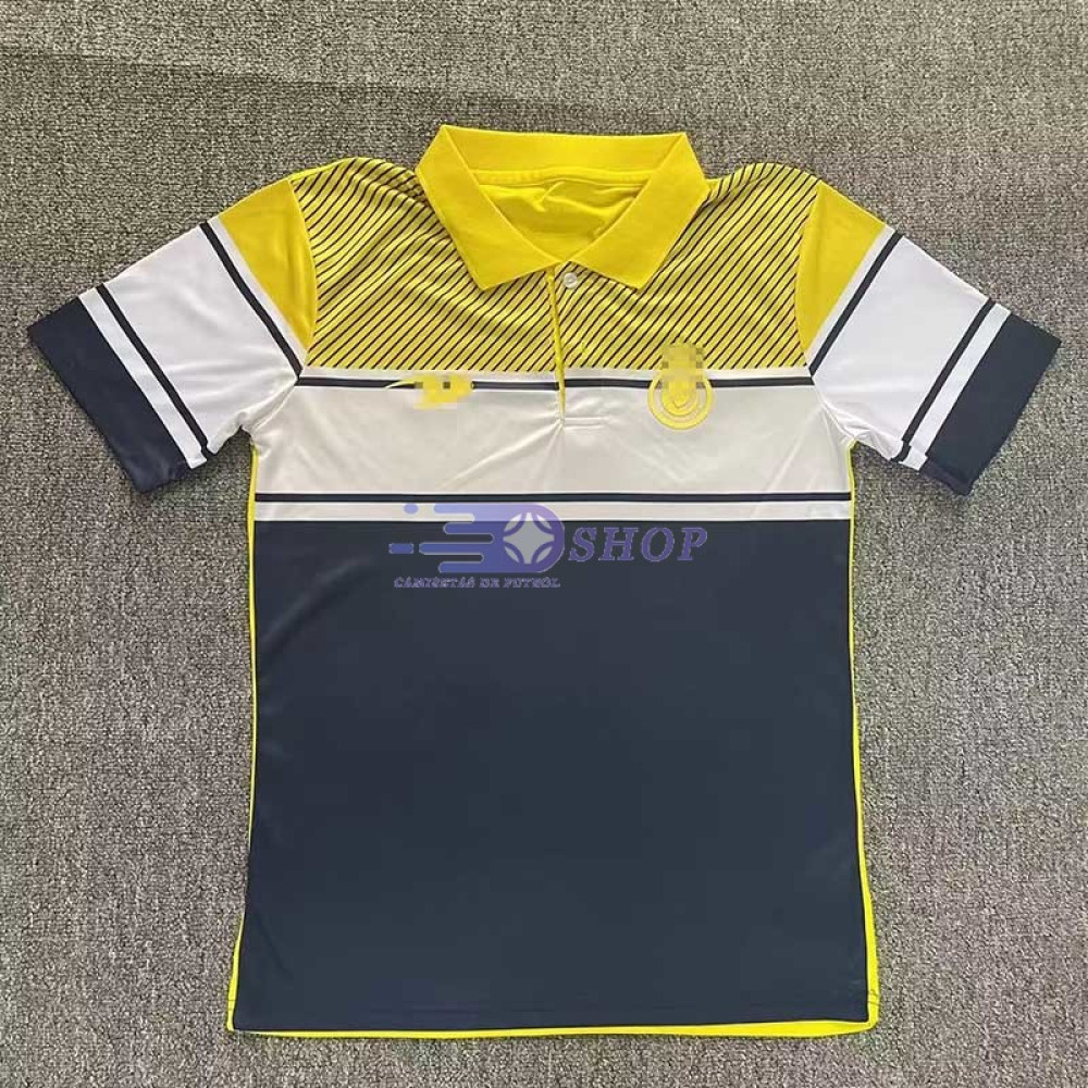 Polo Al-Nassr FC Amarillo/Blanco/Azul 2023/2024
