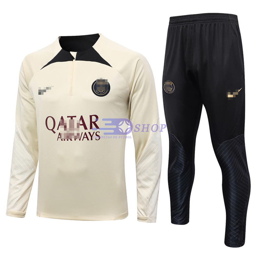 Sudadera De Entrenamiento PSG Beige 2023/2024 Kit