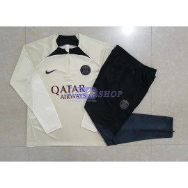 Sudadera De Entrenamiento PSG Beige 2023/2024 Kit