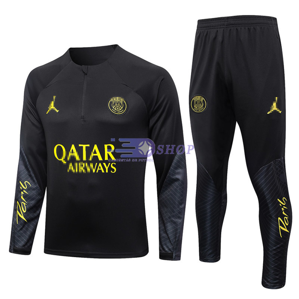 Sudadera De Entrenamiento PSG Negro 2023/2024 Kit