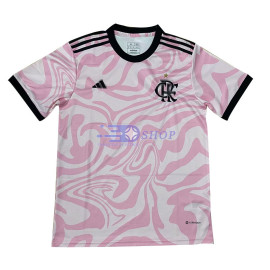 Camiseta Flamengo Rosa/Blanco 2023/2024