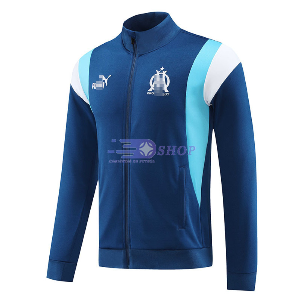 Chaqueta Olympique Marsella Azul Oscuro 2023/2024