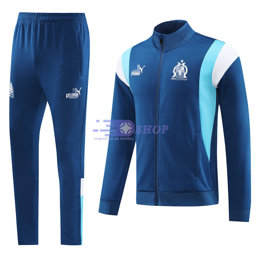 Chandal Olympique Marsella Azul Oscuro 2023/2024
