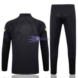 Sudadera De Entrenamiento Barcelona Negro/Dorado 2023/2024 Kit