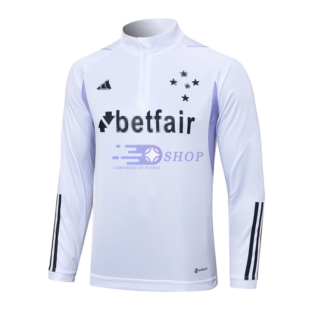 Sudadera De Entrenamiento Cruzeiro Blanco 2023/2024