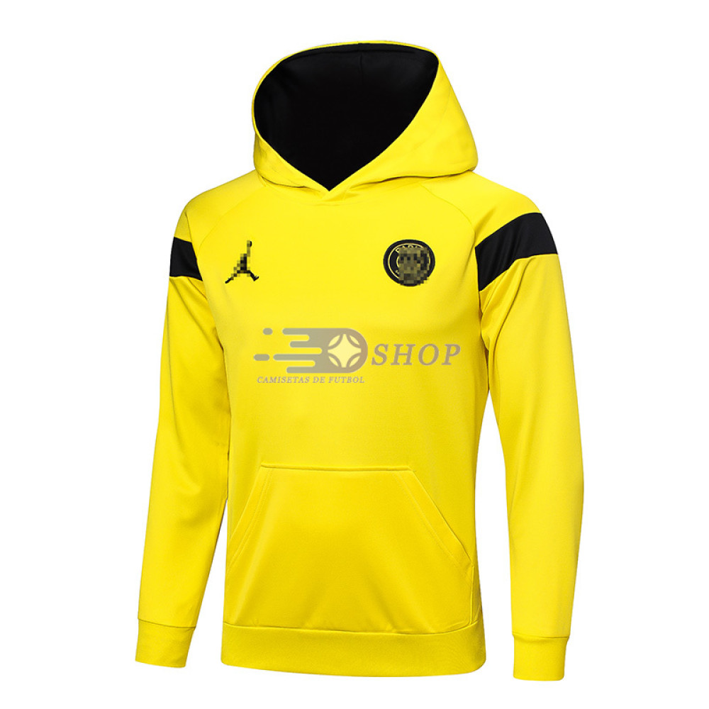Sudadera De Entrenamiento Con Capucha PSG Amarillo/Negro 2023/2024