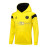 Sudadera De Entrenamiento Con Capucha PSG Amarillo/Negro 2023/2024