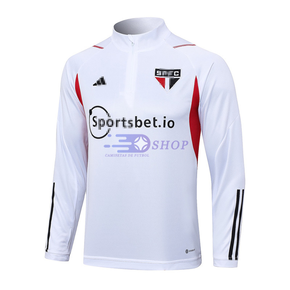 Sudadera De Entrenamiento São Paulo Blanco 2023/2024