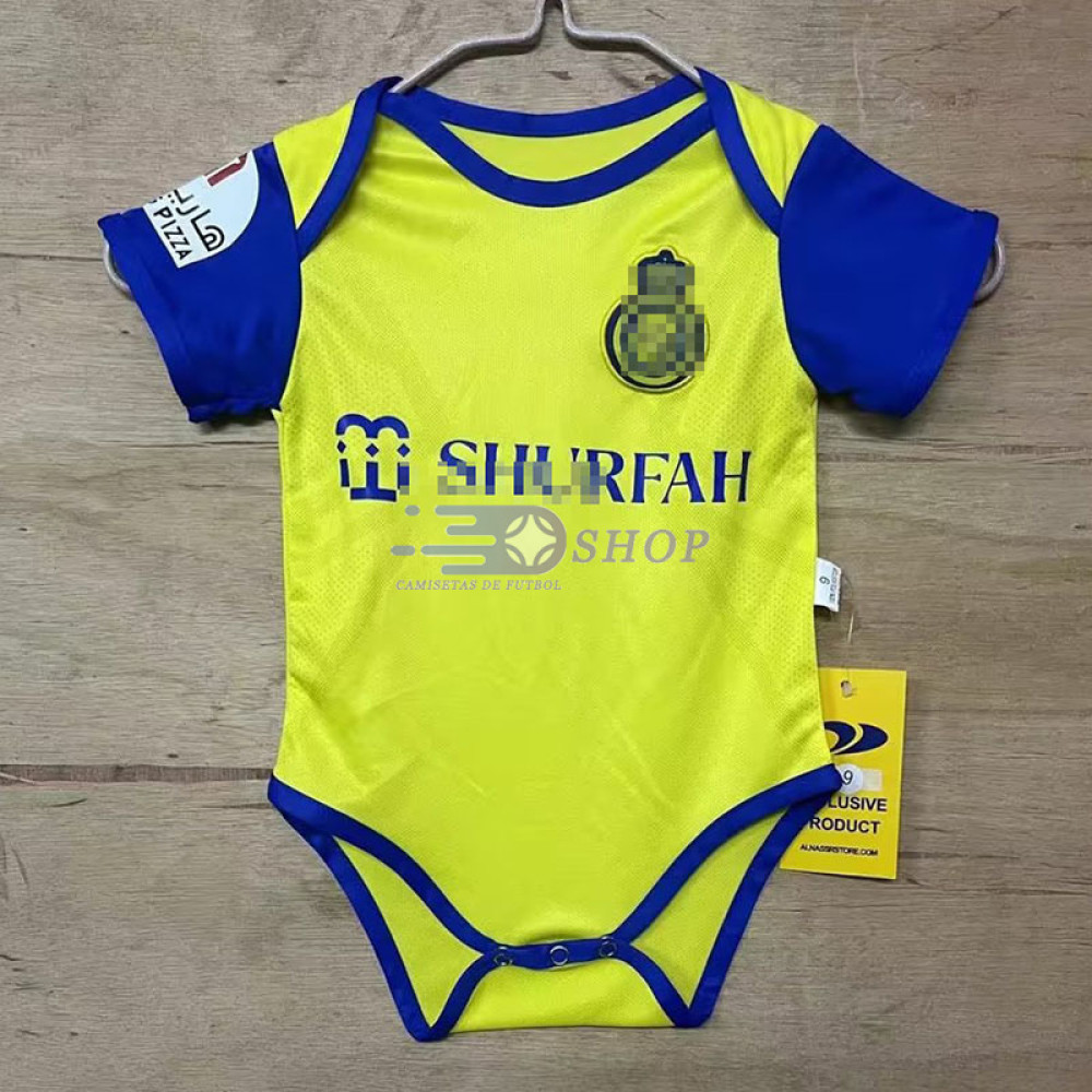 Camiseta Al-Nassr FC Amarillo 2023/2024 Baby