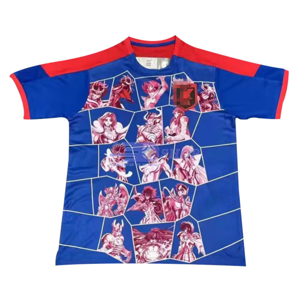 Camiseta Japón Anime Azul/Rojo 2023