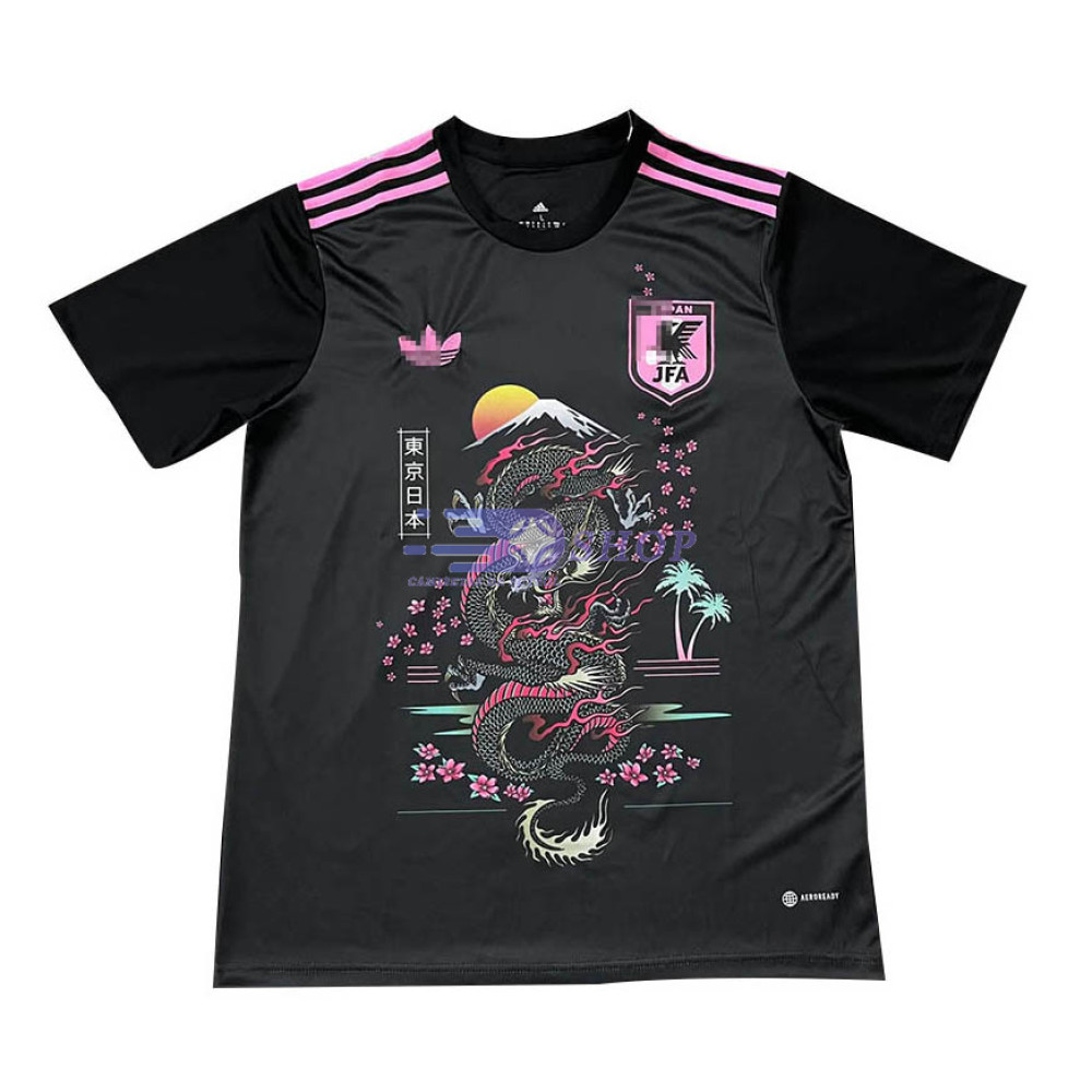Camiseta Japón Negro/Rosa 2023