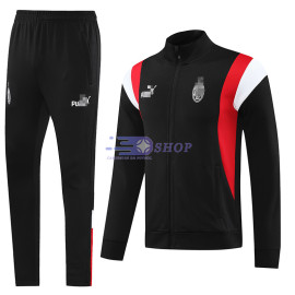 Chaqueta AC Milan Negro/Rojo/Blanco 2023/2024