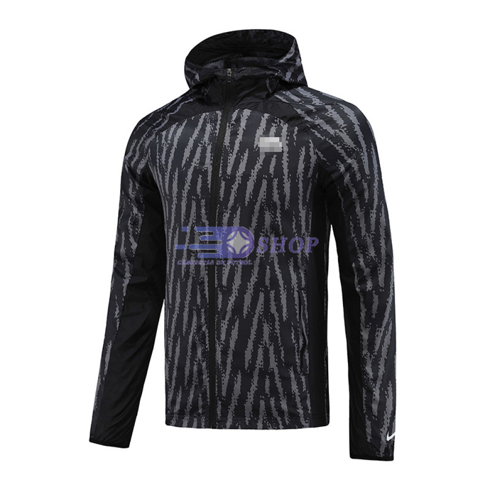 CortavientosCon Capucha  Club America Negro 2023/2024