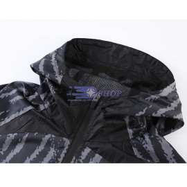 CortavientosCon Capucha  Club America Negro 2023/2024