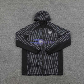 CortavientosCon Capucha  Club America Negro 2023/2024