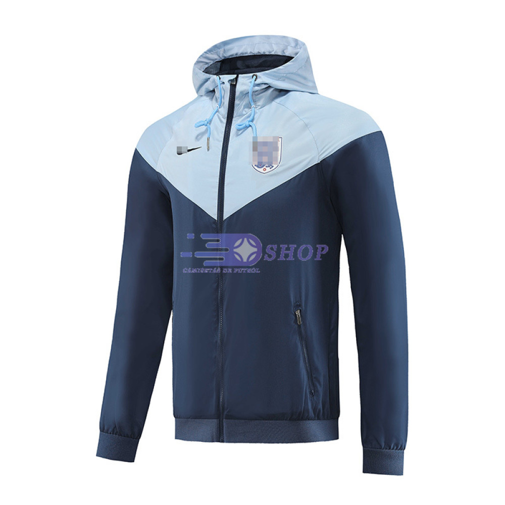 Cortavientos Con Capucha Inglaterra Azul 2023