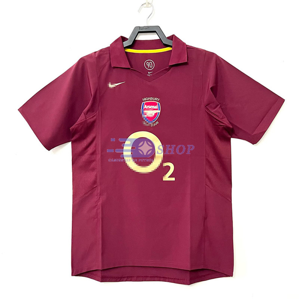 Camiseta Arsenal 2005/06 1ª Equipación Retro
