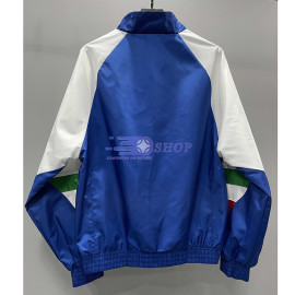 Cortavientos Italia Azul/Blanco 2023