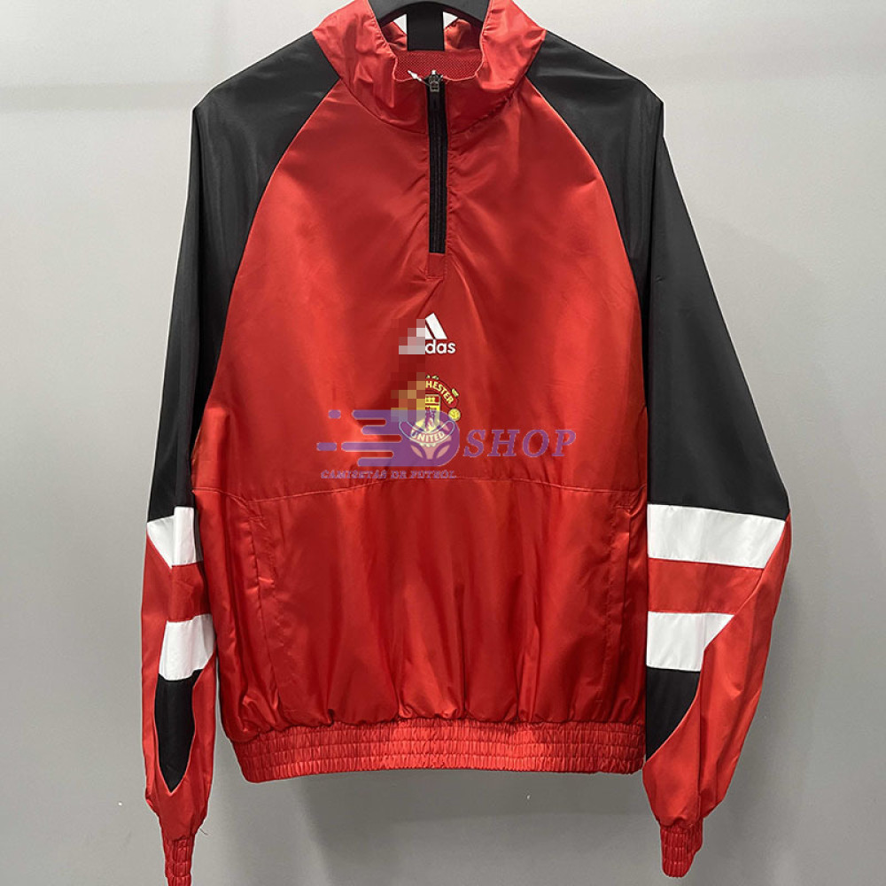 Cortavientos Manchester United Rojo/Negro 2023/2024