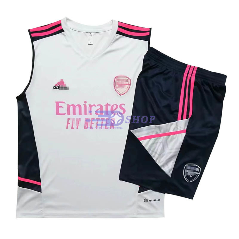 Camiseta de Entrenamiento Arsenal Sin Mangas Blanco 2023/2024 Kit