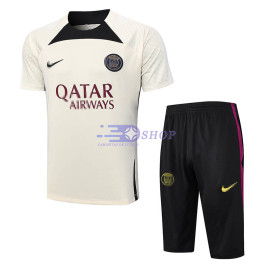 Camiseta de Entrenamiento PSG Beige/Negro 2023/2024