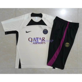 Camiseta de Entrenamiento PSG Beige/Negro 2023/2024