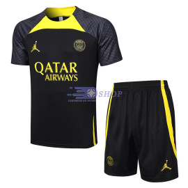 Camiseta de Entrenamiento PSG Negro/Amarillo 2023/2024