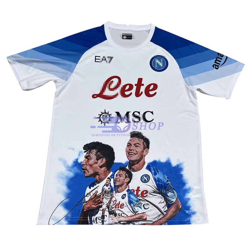 Camiseta Napoli 2023/2024 Especial Edición Blanco/Azul