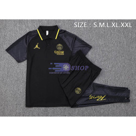 Polo PSG Negro/Gris 2023/2024