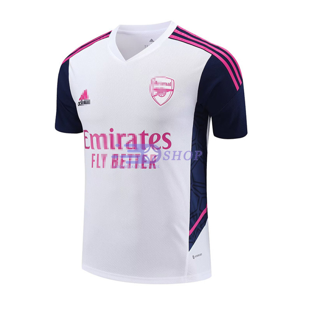 Camiseta de Entrenamiento Arsenal Blanco/Azul Marino 2023/2024