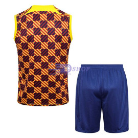 Camiseta de Entrenamiento Barcelona Sin Mangas Amarillo 2023/2024 Kit