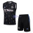 Camiseta de Entrenamiento Manchester United Sin Mangas Negro 2023/2024 Kit