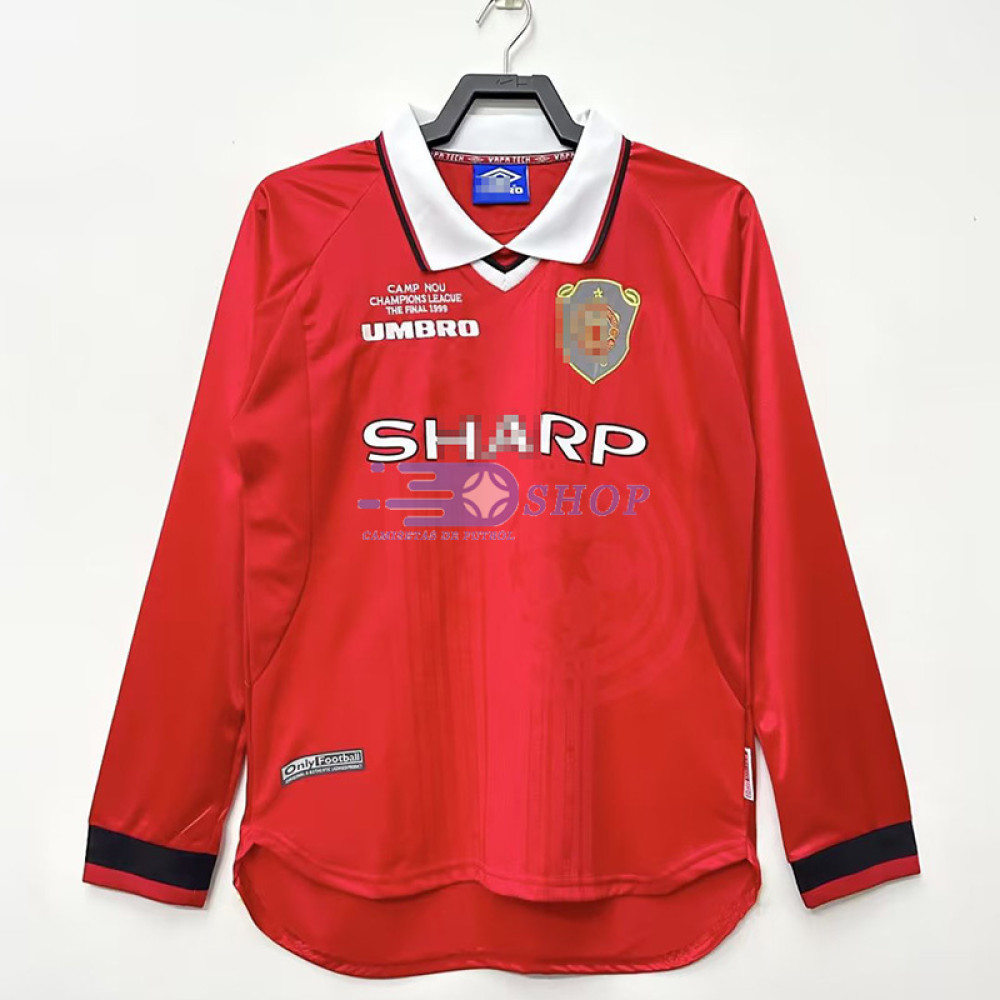 Camiseta Manchester United 1999/00 1ª Equipación Retro ML