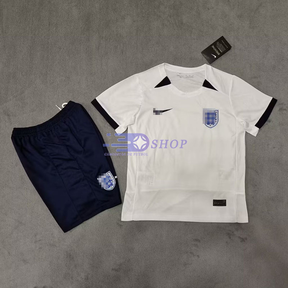 Camiseta Inglaterra 2023 1ª Equipación Copa Mundial Femenina Niño Kit