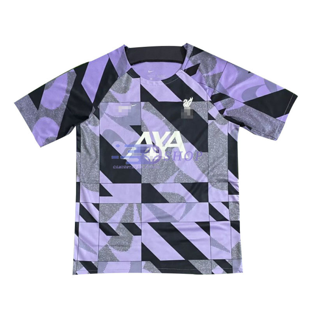 Camiseta de Entrenamiento Liverpool Morado/Negro 2023/2024