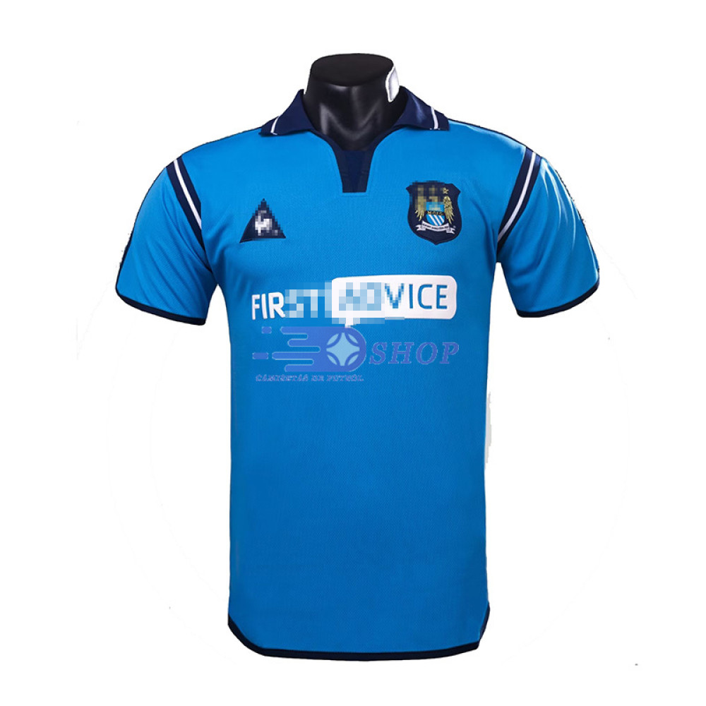 Camiseta Manchester City 2002/03 1ª Equipación Retro