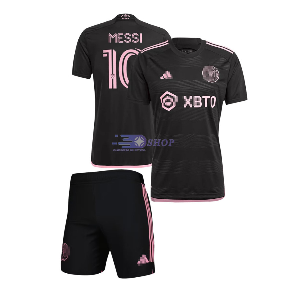 Camiseta Messi 10 Inter Miami 2023/2024 2ª Equipación Niño Kit