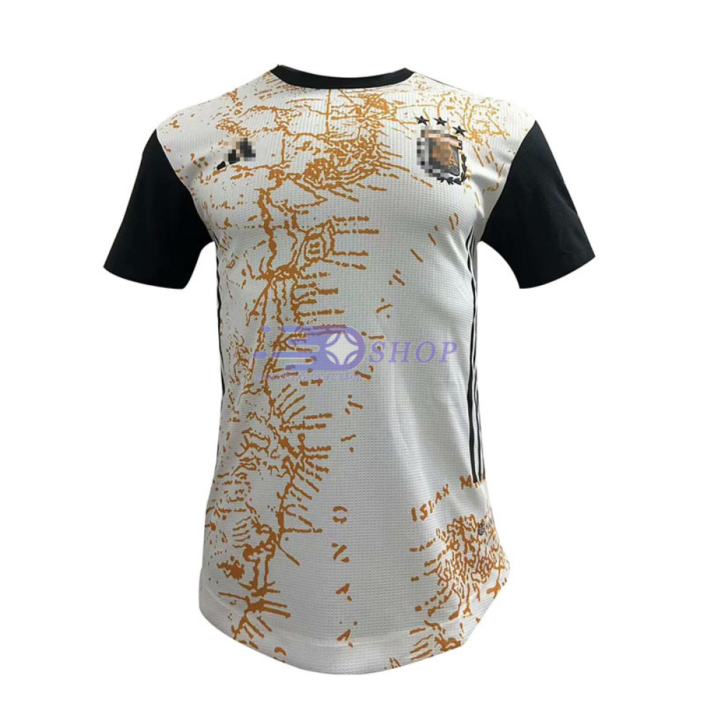 Camiseta Argentina Blanco/Negro 2023 (EDICIÓN JUGADOR)
