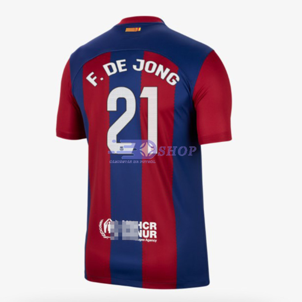 Camiseta F. De Jong 21 Barcelona 2023/2024 1ª Equipación