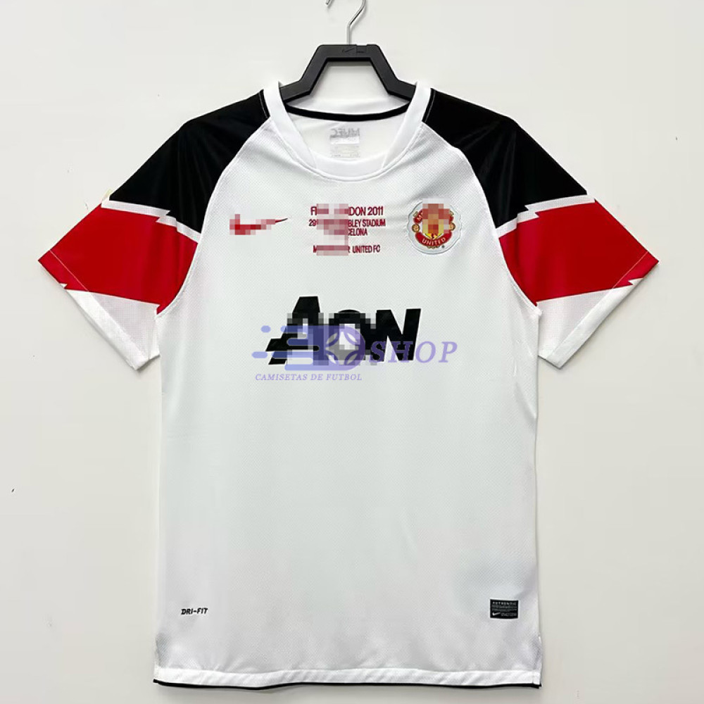 Camiseta Manchester United 10/11 2ª Equipación Retro