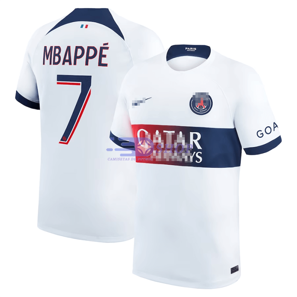 Camiseta Mbappé 7 PSG 2023/2024 2ª Equipación