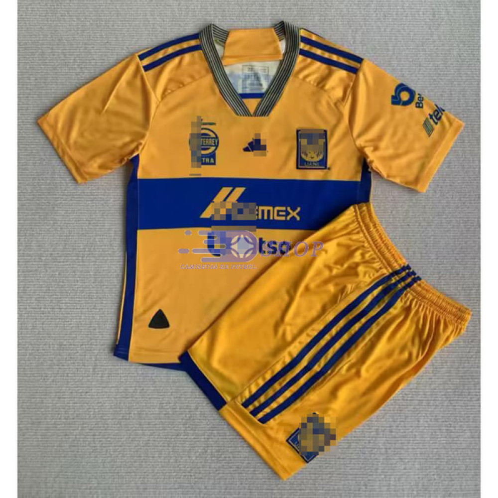 Camiseta Tigres UANL 2023/2024 1ª Equipación Niño Kit