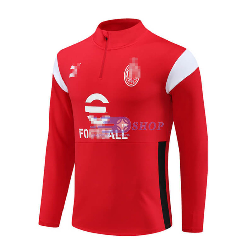Sudadera de Entrenamiento AC Milan Rojo/Blanco 2023/2024